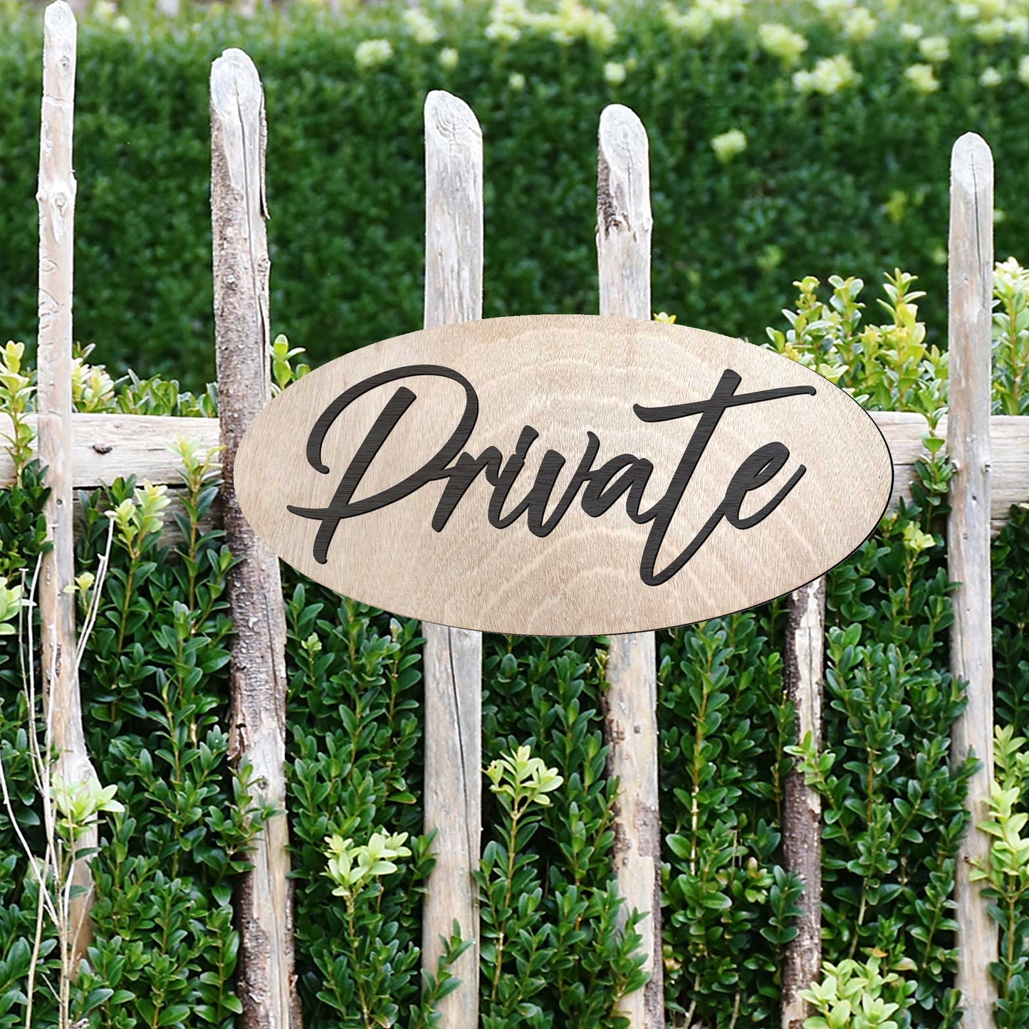 Private sign, No entry sign, Business sign, Home sign, Made in the USA sign, Made from wood - 320329