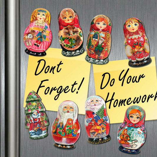 Day Of The Dead Shape Refrigerator Magnets Set of 3